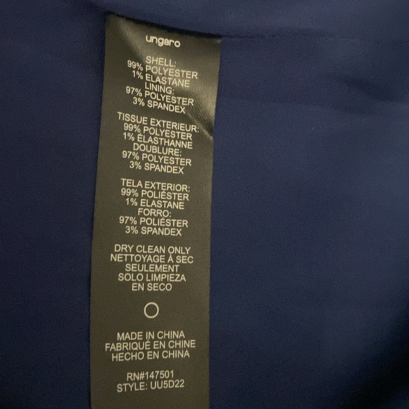 UNGARO HALLIE DRESSIN VIOLET MULTI NWT - Picture 10 of 13